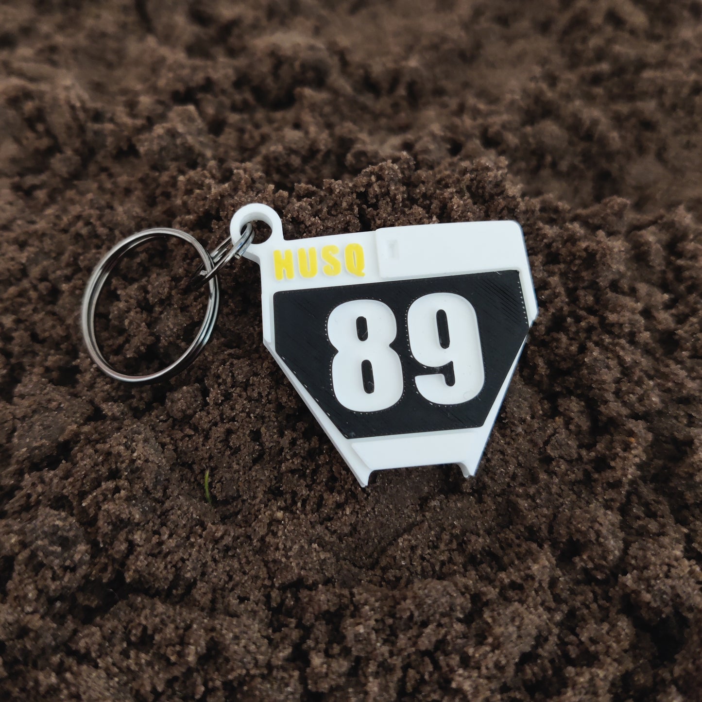 gepersonaliseerde Husqvarna motocross sleutelhanger