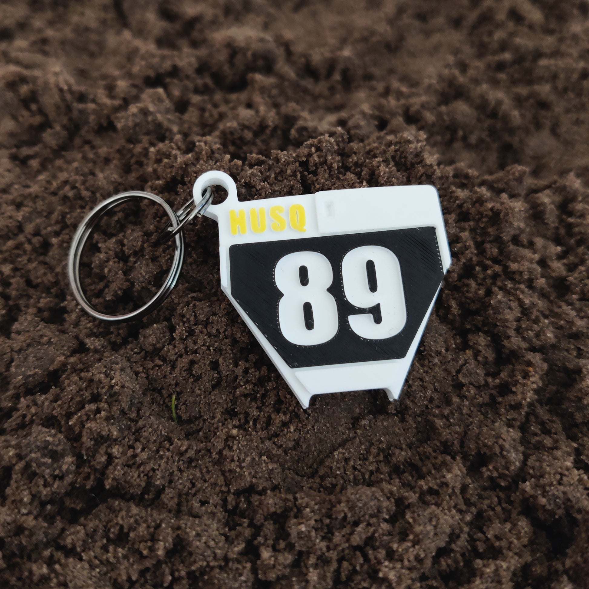 gepersonaliseerde Husqvarna motocross sleutelhanger