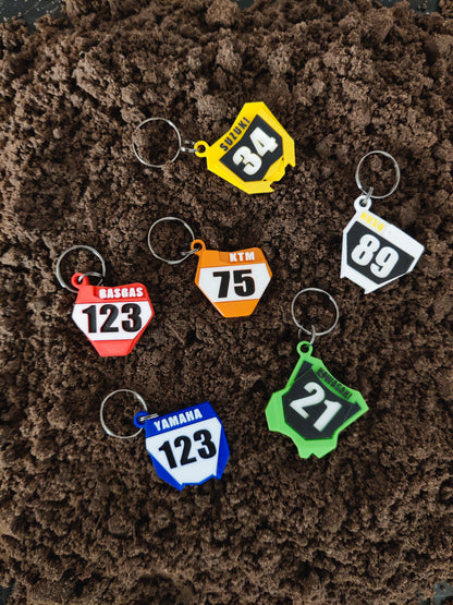 assortiment van MX sleutelhangers