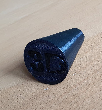 Rubberen uitlaatplug voor gebruik in uitlaatdempers.